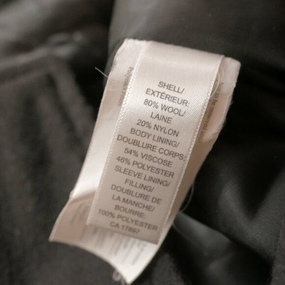 Banana Republic Dark Navy Wool-Blend Coat - Large - Picture 9 of 9